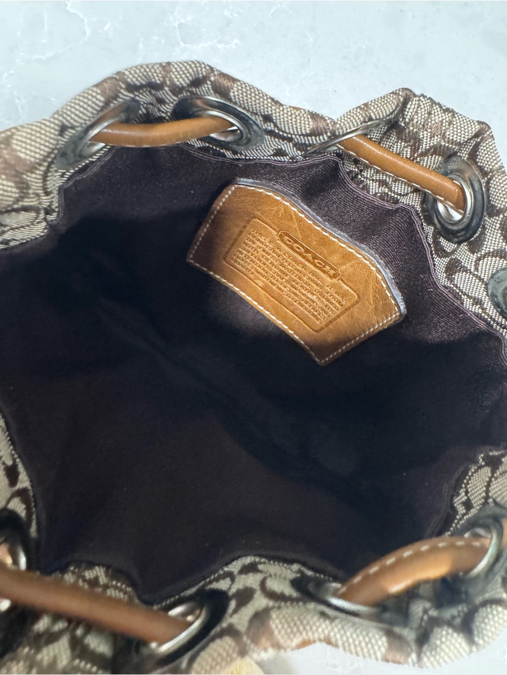Coach Mini Drawstring Pouch - Picture 5 of 9